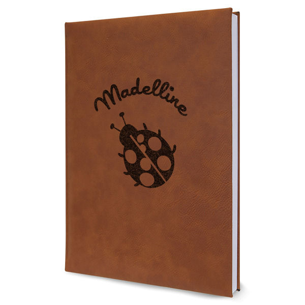 Custom Nature Inspired Leather Sketchbook - Large - Single Sided (Personalized)