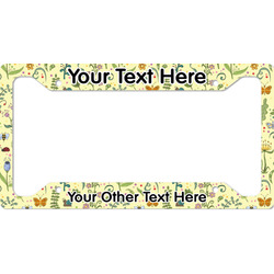 Nature Inspired License Plate Frame - Style A (Personalized)