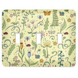 Nature Inspired Light Switch Cover (3 Toggle Plate)