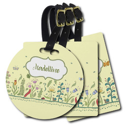 Nature Inspired Plastic Luggage Tag (Personalized)