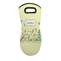 Nature Inspired Neoprene Oven Mitt - Single w/ Name or Text