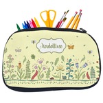 Nature Inspired Neoprene Pencil Case - Medium w/ Name or Text