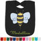 Nature & Flowers Personalized Black Bib