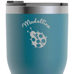 Nature Inspired RTIC Tumbler - Dark Teal - Laser Engraved - Double-Sided (Personalized)