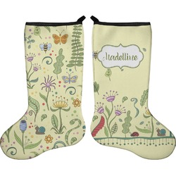 Nature Inspired Holiday Stocking - Double-Sided - Neoprene (Personalized)