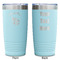 Nature Inspired Teal Polar Camel Tumbler - 20oz -Double Sided - Approval