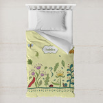 Nature Inspired Toddler Duvet Cover w/ Name or Text