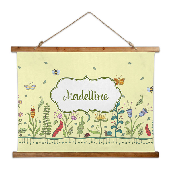 Custom Nature Inspired Wall Hanging Tapestry - Wide (Personalized)