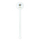 Nature Inspired White Plastic 5.5" Stir Stick - Round - Single Stick