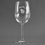 Nature Inspired Wine Glass - Engraved (Personalized)