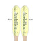 Nature Inspired Wooden Food Pick - Paddle - Double Sided - Front & Back