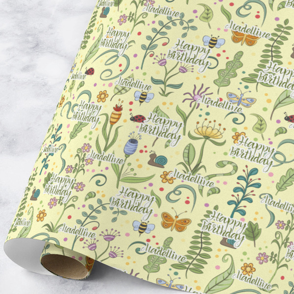 Custom Nature Inspired Wrapping Paper Roll - Large - Matte (Personalized)