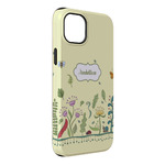 Nature Inspired iPhone Case - Rubber Lined - iPhone 14 Plus (Personalized)