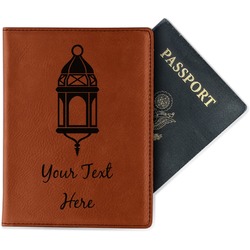 Hanging Lanterns Passport Holder - Faux Leather - Double Sided