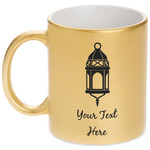 Hanging Lanterns Metallic Gold Mug