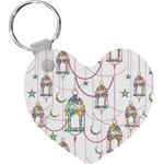 Hanging Lanterns Heart Plastic Keychain