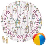 Hanging Lanterns Round Beach Towel