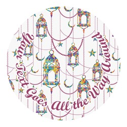 Hanging Lanterns Round Decal