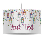 Hanging Lanterns 12" Drum Pendant Lamp - Fabric