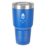 Hanging Lanterns 30 oz Stainless Steel Tumbler - Royal Blue - Single-Sided