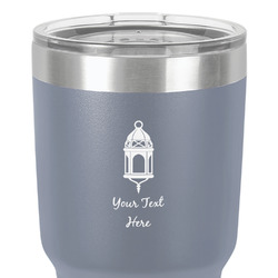 Hanging Lanterns 30 oz Stainless Steel Tumbler - Grey - Single-Sided