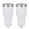 Hanging Lanterns 30 oz Stainless Steel Ringneck Tumbler - White - Double Sided - Front & Back