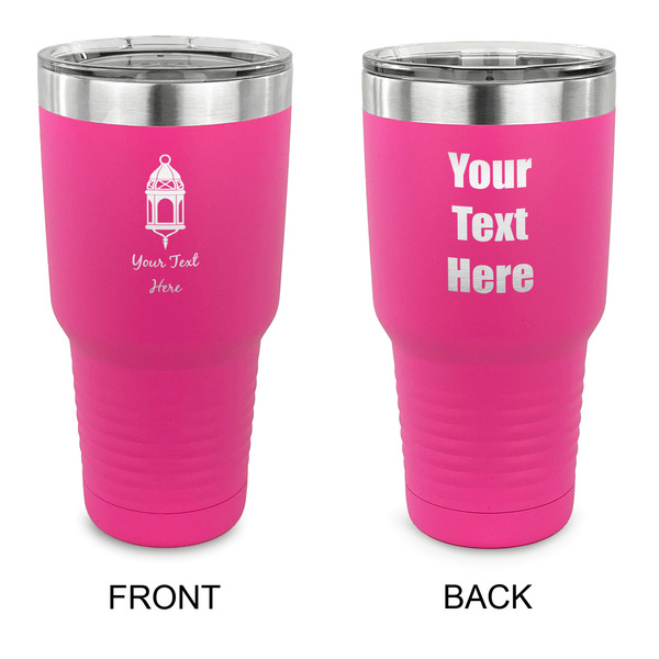 Custom Hanging Lanterns 30 oz Stainless Steel Tumbler - Pink - Double Sided