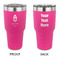 Hanging Lanterns 30 oz Stainless Steel Ringneck Tumblers - Pink - Double Sided - APPROVAL