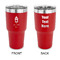 Hanging Lanterns 30 oz Stainless Steel Ringneck Tumblers - Red - Double Sided - APPROVAL