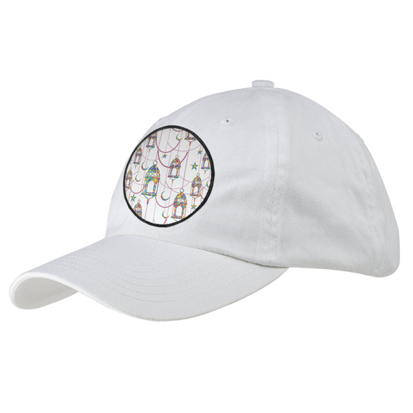 Custom Hanging Lanterns Baseball Cap - White