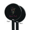 Hanging Lanterns Black Plastic 5.5" Stir Stick - Single Sided - Round - Front & Back