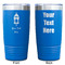 Hanging Lanterns Blue Polar Camel Tumbler - 20oz - Double Sided - Approval