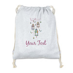 Hanging Lanterns Drawstring Backpack - Sweatshirt Fleece - Single Sided