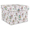 Hanging Lanterns Gift Boxes with Lid - Canvas Wrapped - X-Large - Front/Main