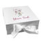 Hanging Lanterns Gift Boxes with Magnetic Lid - White - Front