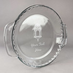 Hanging Lanterns Glass Pie Dish - 9.5in Round