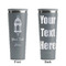 Hanging Lanterns Grey RTIC Everyday Tumbler - 28 oz. - Front and Back