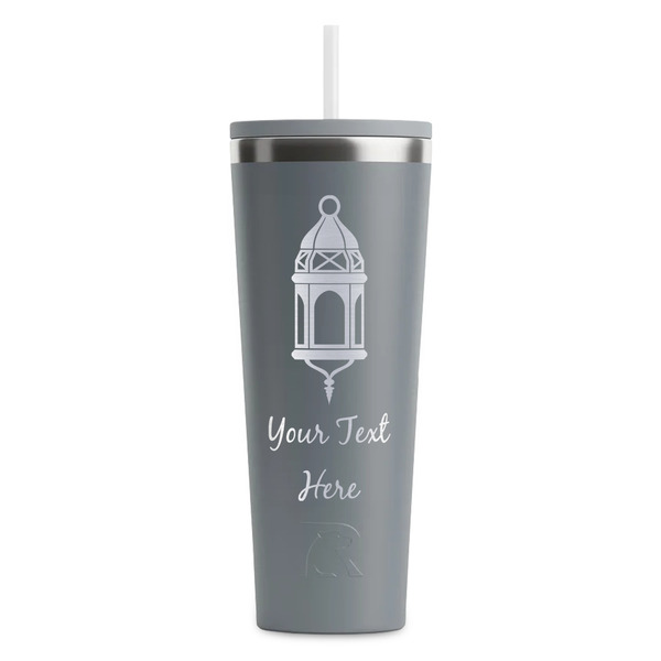 Custom Hanging Lanterns RTIC Everyday Tumbler with Straw - 28oz - Grey - Double-Sided