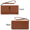 Hanging Lanterns Ladies Wallets - Faux Leather - Rawhide - Front & Back View