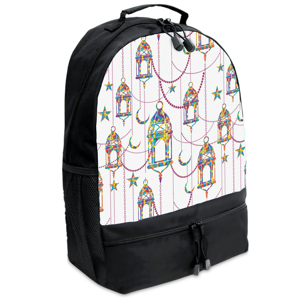 Custom Hanging Lanterns Backpacks - Black