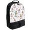 Hanging Lanterns Large Backpack - Black - Angled View