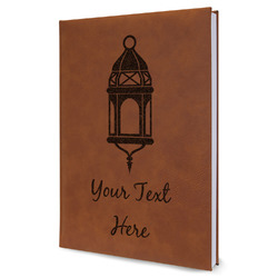 Hanging Lanterns Leather Sketchbook - Large - Double Sided