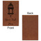 Hanging Lanterns Leatherette Sketchbooks - Small - Single Sided - Front & Back View