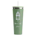 Hanging Lanterns RTIC Everyday Tumbler with Straw - 28oz - Light Green - Double-Sided