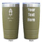 Hanging Lanterns Olive Polar Camel Tumbler - 20oz - Double Sided - Approval