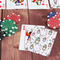 Hanging Lanterns On Table with Poker Chips