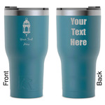 Hanging Lanterns RTIC Tumbler - Dark Teal - Laser Engraved - Double-Sided