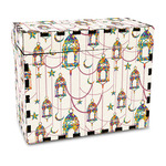 Hanging Lanterns Wood Recipe Box - Full Color Print