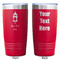 Hanging Lanterns Red Polar Camel Tumbler - 20oz - Double Sided - Approval