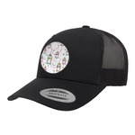 Hanging Lanterns Trucker Hat - Black